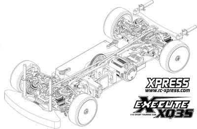 XP-90042 XQ3S 1/10 Sport Touring Car Kit
