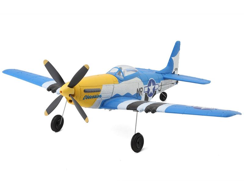 P-51D Obsession Micro RTF Airplane with PASS (Pilot Assist Stability Software) System