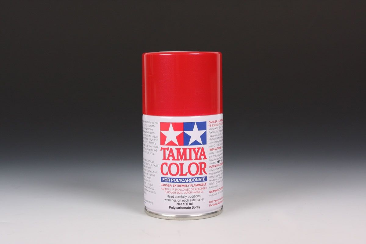 Tamiya PS-15 Metallic Red Lexan Spray Paint (100ml)