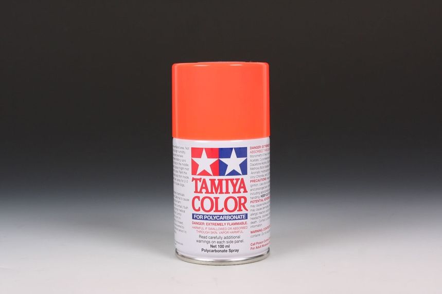 Tamiya PS-20 Fluorescent Red Lexan Spray Paint (100ml)