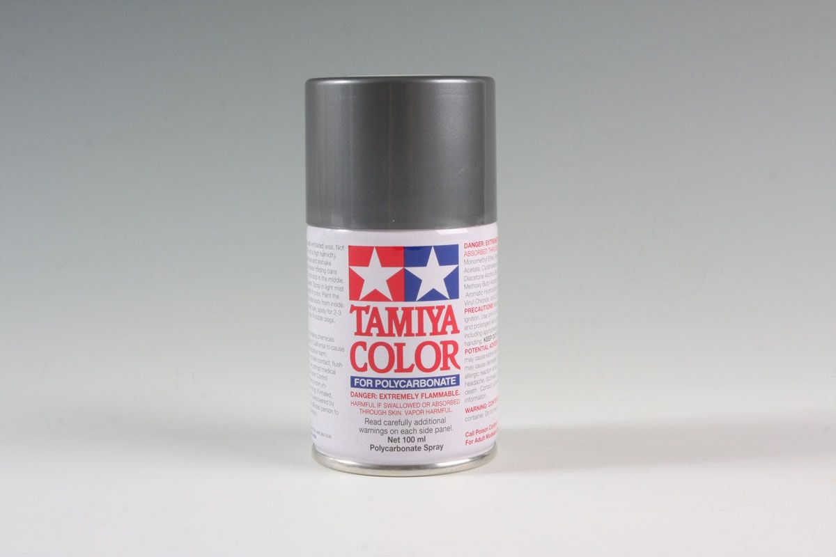 PS-63 Bright Gun Metal Lexan Spray Paint (100ml)