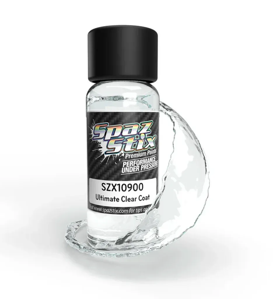 Ultimate Clear Coat for Mirror Chrome, Airbrush Ready Paint, 2oz Bottle