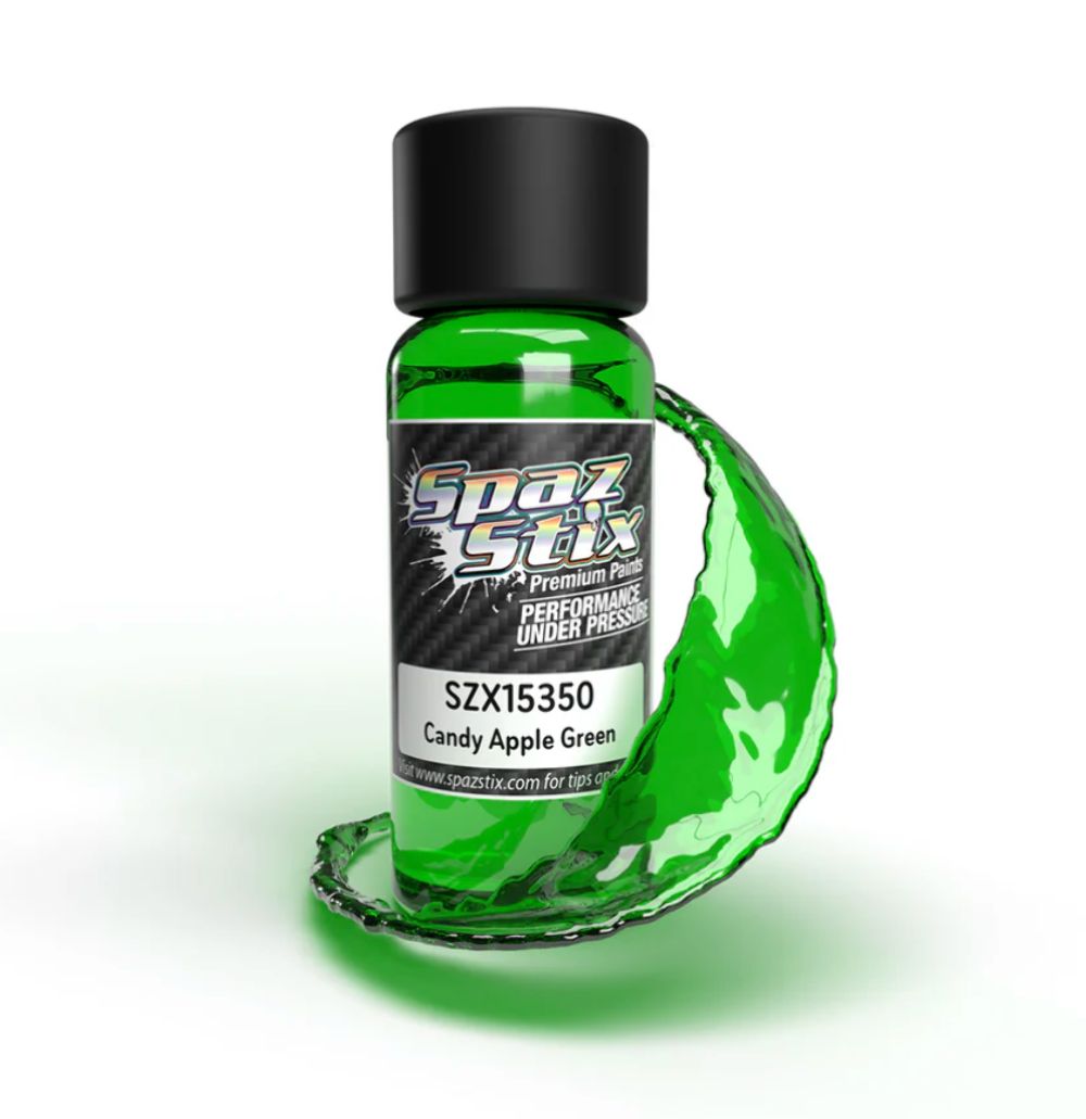 Candy Apple Green Airbrush Ready Paint, 2oz Bottle