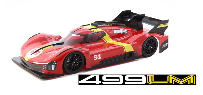MB-023-007 Mon-Tech Racing 499LM Le Mans Hypercar 190mm Clear