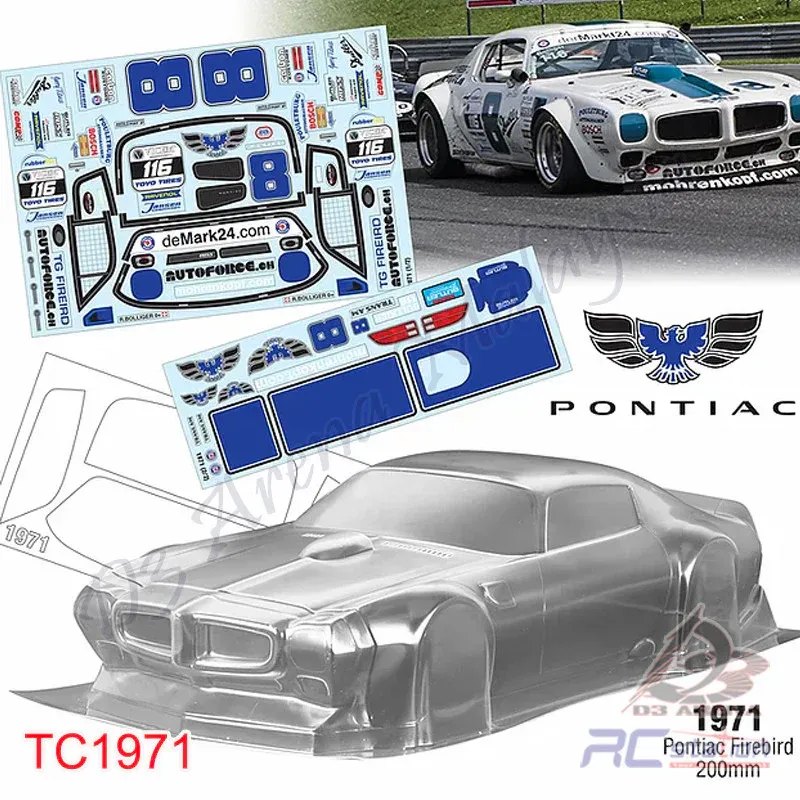 Team-C 1971 Pontiac Firebird 200mm
