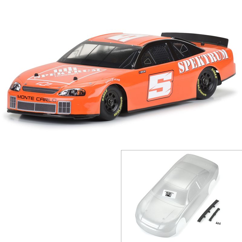 Pre-Cut 1997 Chevy Monte Carlo Clear for Losi NASCAR Racecar