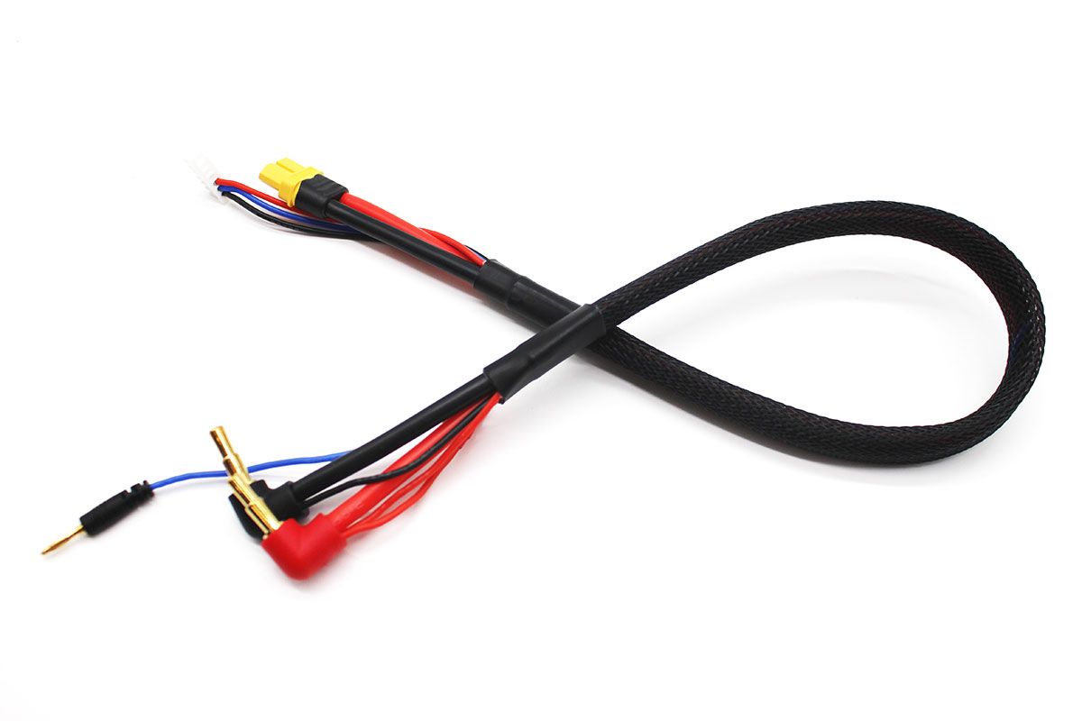 RCE1171	Racers Edge Pro Charge Lead Set 4mm / 5mm Bullet, Female XT60, 18&quot; Long