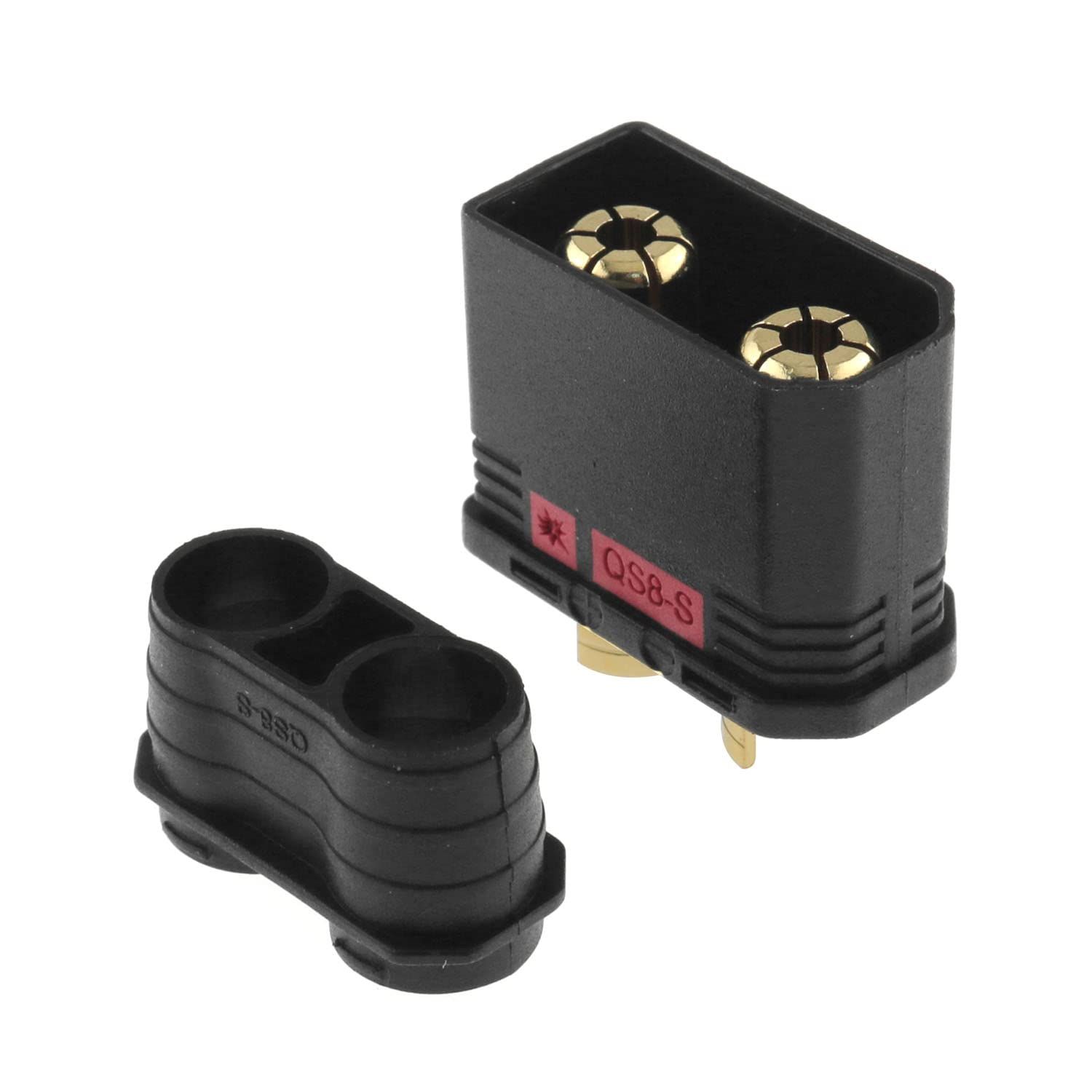 Powerhobby QS8-S Male Plug / Connector ( QS8.0mm-S) (2)