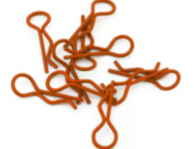 EcoPower 1/10 Body Clips (Orange) (10)