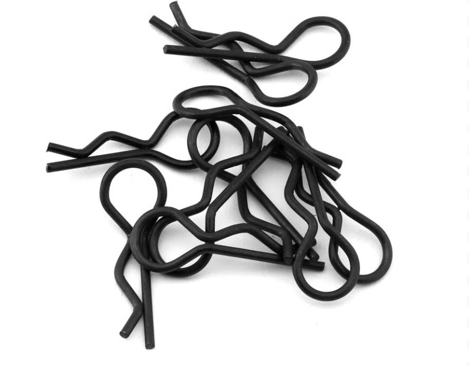 EcoPower 1/10 Body Clips (Black) (10)