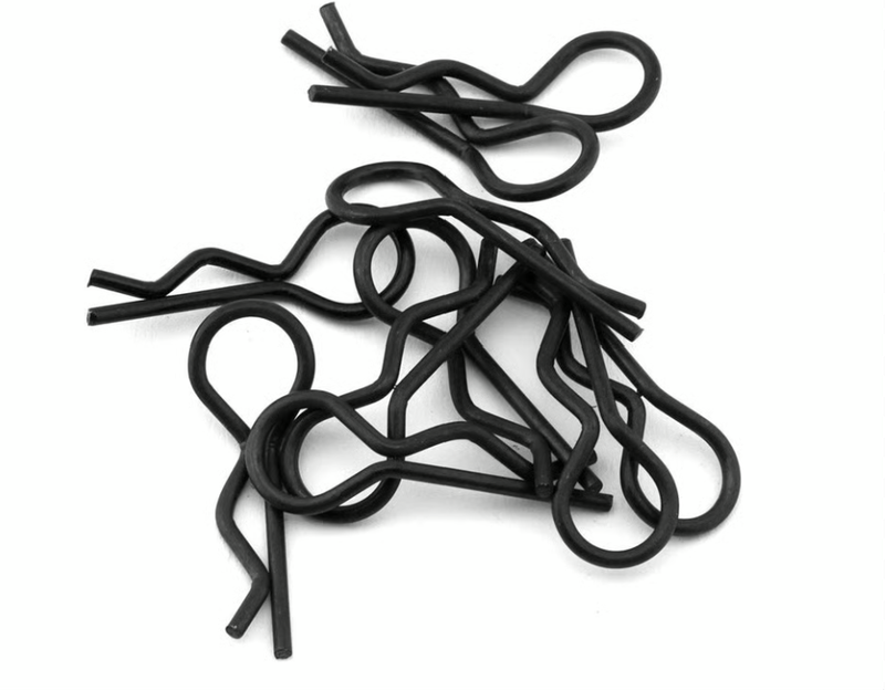 EcoPower 1/10 Body Clips (Black) (10)