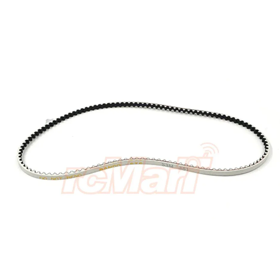 X2-BL-351 White Kevlar Low Friction Belt 3x351mm 117T For 1/10 On-road Mid Xray T4 Yokomo BD11 Xpress XQ10