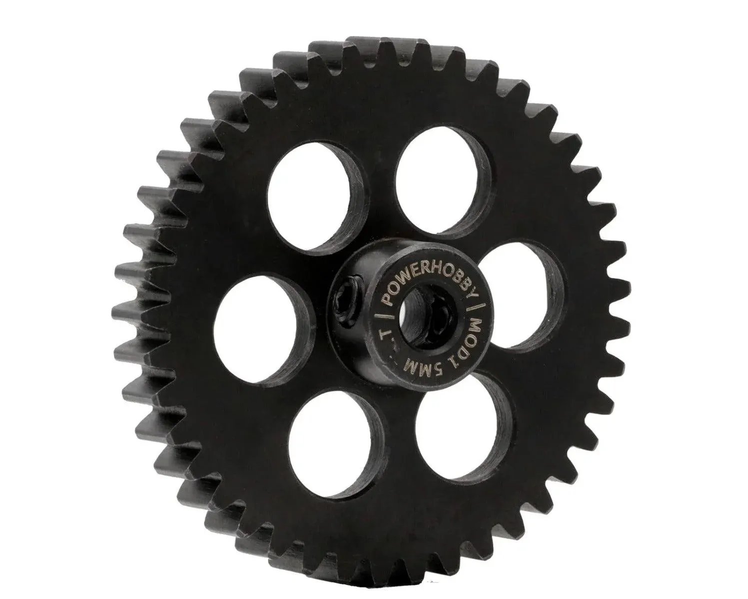 Powerhobby Hardened Steel 40T Mod1 5mm Pinion Gear Mod 1 Speed Run / Drag Racing