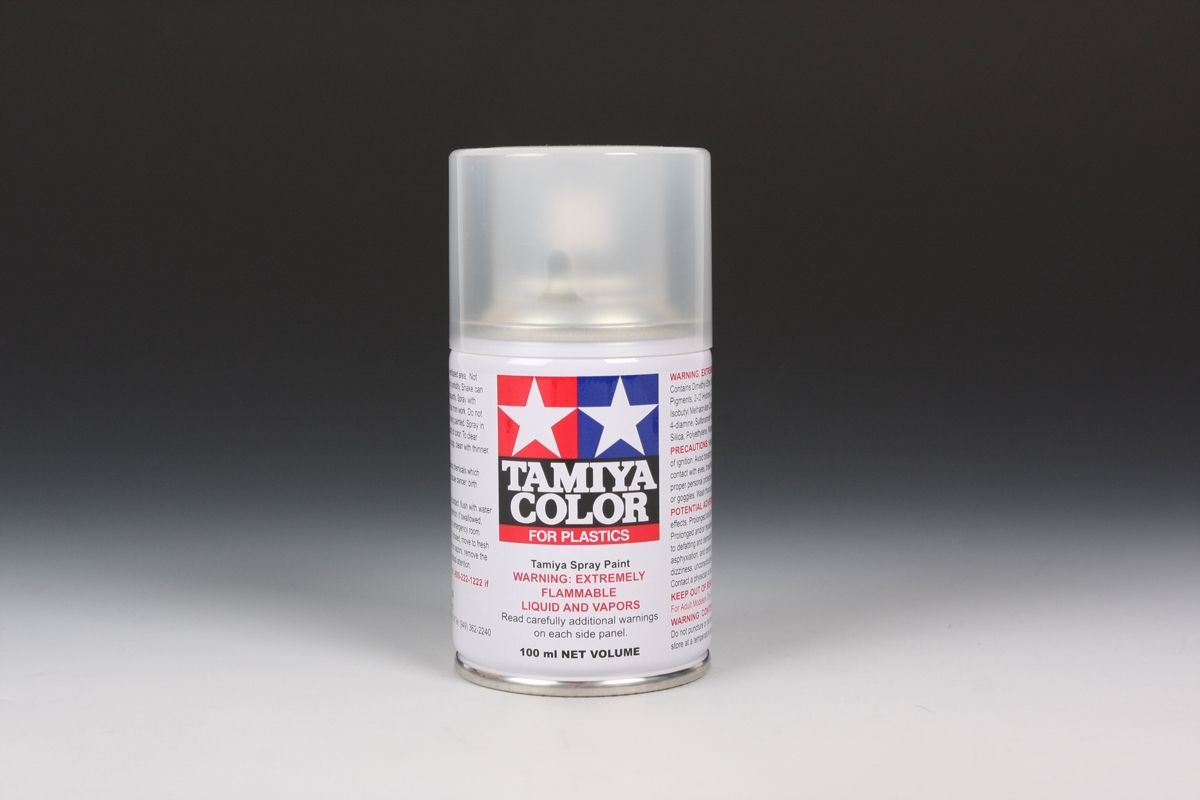 Tamiya Lacquer Spray Paint, TS-79 Semi Gloss Clear - 100ml Spray Can
