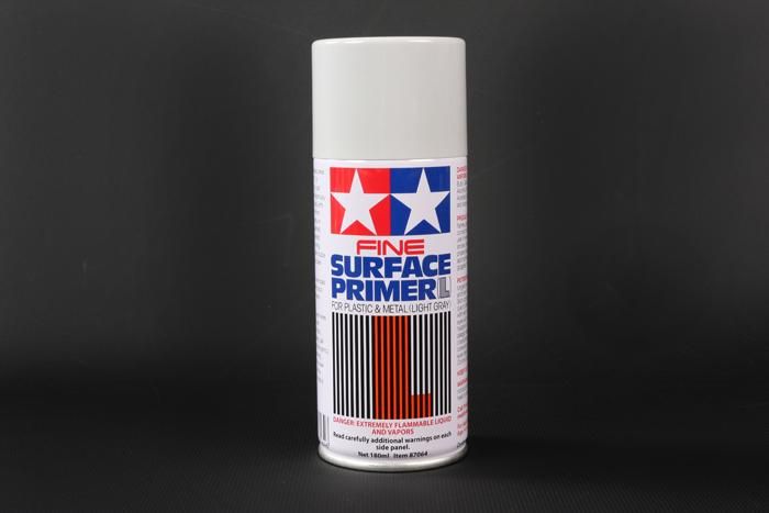 87064 Gray Fine Surface Primer L, 180ml Spray Can