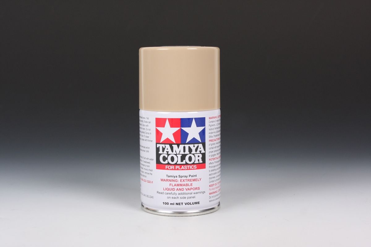 Tamiya Lacquer Spray Paint, TS-68 WD Tan - 100ml Spray Can