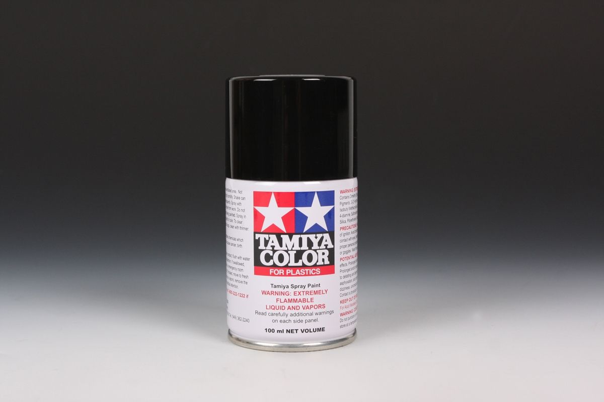 Spray Lacquer TS-6 Matt Black - 100ml Spray Can