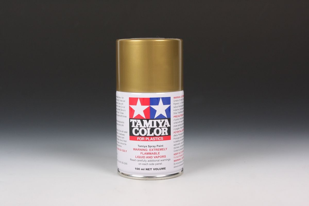 Tamiya Lacquer Spray Paint, TS-21 Gold - 100ml Spray Can