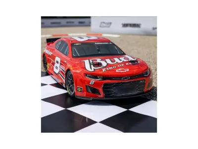 1/12 NASCAR RC Race Car Dale Earnhardt Jr. No. 8 Budweiser Chevrolet ZL1 2S AWD RTR Brushed On-Road (Battery &amp; Charger Included), Red