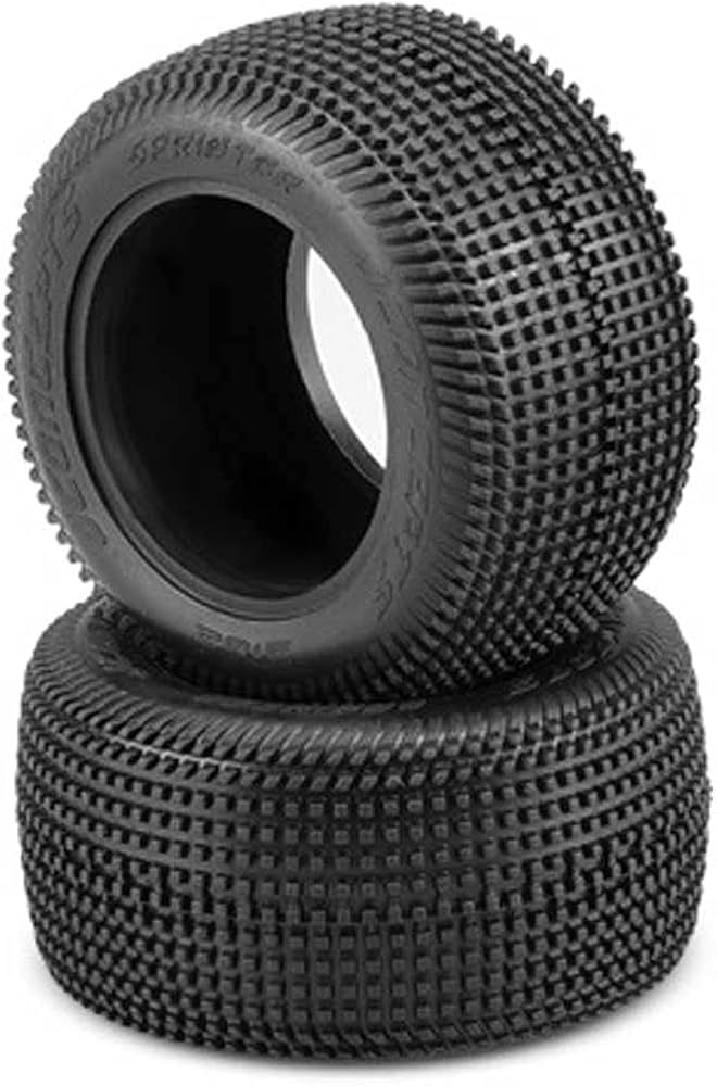JCO310202 Sprinter Tire, Green Compound (2): Losi Mini-T 2.0