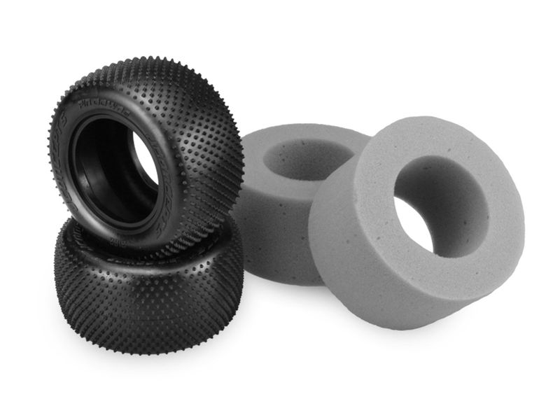 JConcepts Pin Downs Short Course Carpet Tires (2) (Pink)