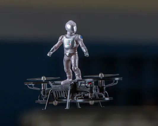 Rage R/C AeroBoard RTF, Robot (silver)