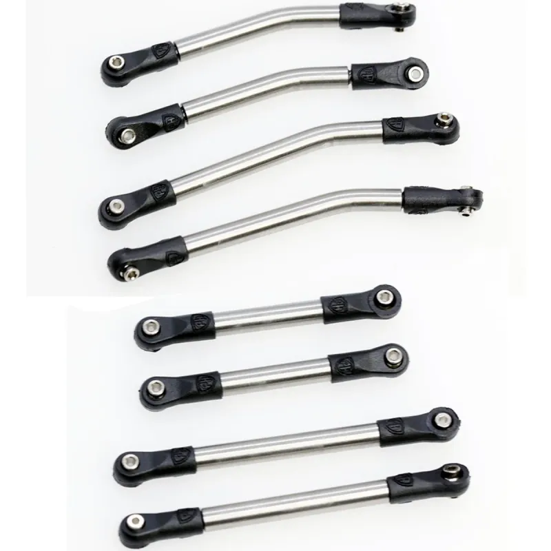 PHB5647 Powerhobby 8PC Stainless Steel High Clearance Links Set Axial SCX24 C10