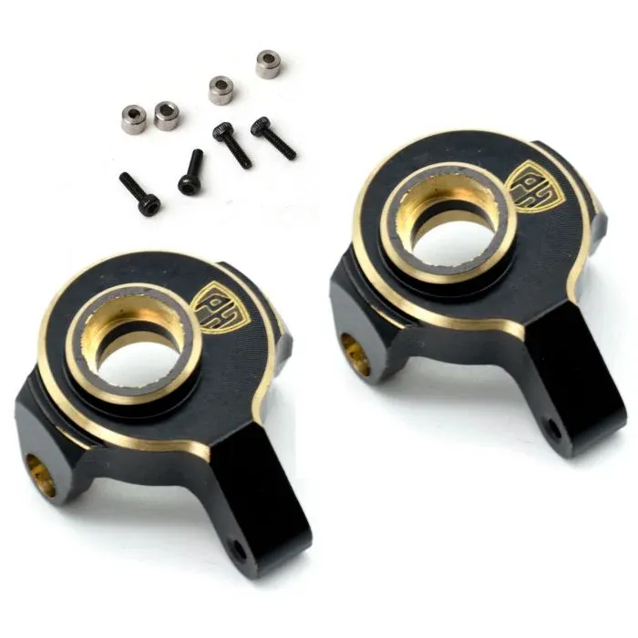 PHSCX2481 Powerhobby Axial SCX24 Brass Front Steering Knuckles Upgrade Parts