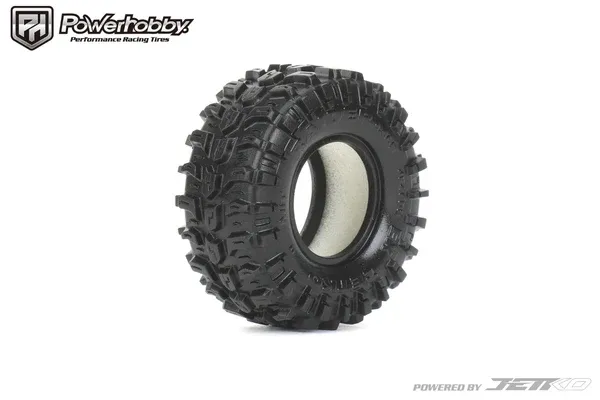 PHB4502 Powerhobby Raider 1.0” Micro Crawler Tires 1/24 Rock Crawler Axial SCX24