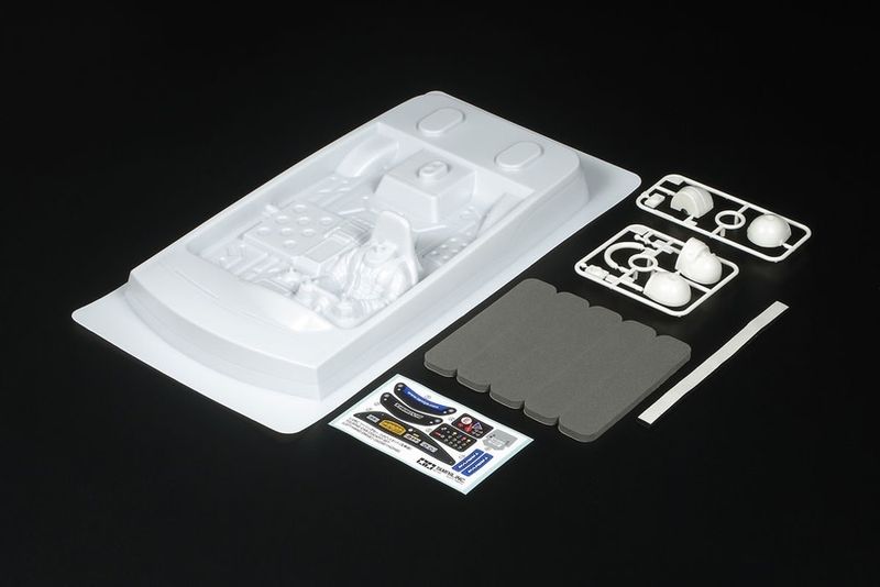 TAM54298 Tamiya RC Touring Car Cockpit Set, Left-Hand Drive