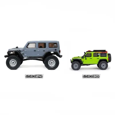 AXI-2261T1 1/30 SCX30 Jeep Wrangler JLU 4X4 RTR Brushed Rock Crawler (Battery &amp; Charger Included), Green