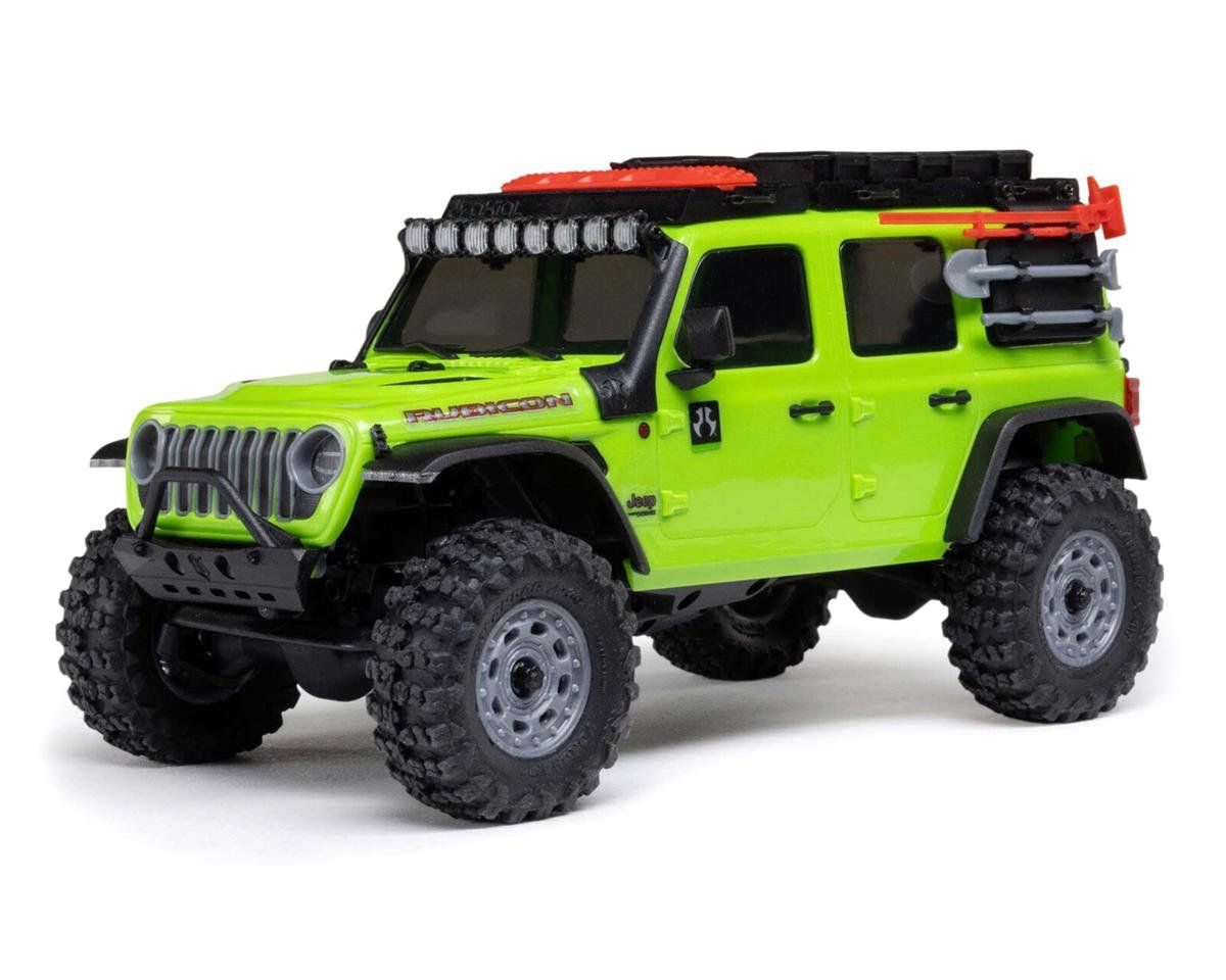 AXI-2261T1 1/30 SCX30 Jeep Wrangler JLU 4X4 RTR Brushed Rock Crawler (Battery &amp; Charger Included), Green