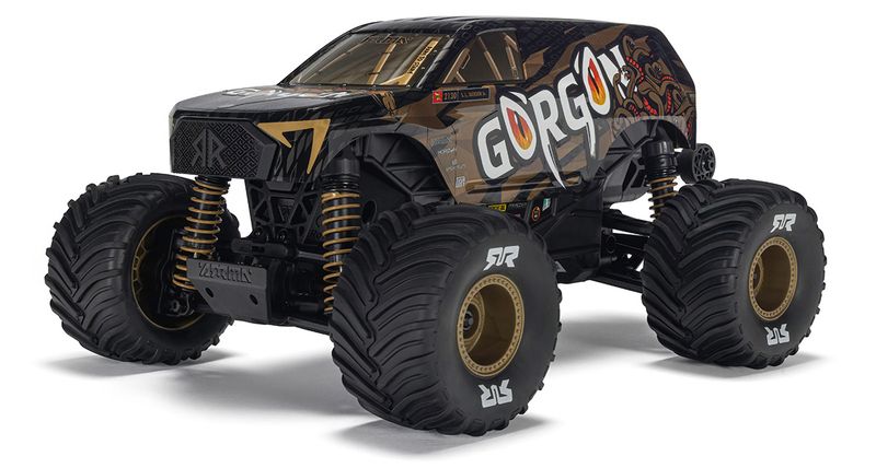 1/16 GORGON GROM 4X4 RTR Brushed Monster Truck (Battery &amp; Charger Included), Bronze