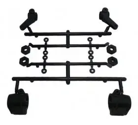 CAC-117 Knuckle &amp; Rear Hub Set For 3racing Cactus