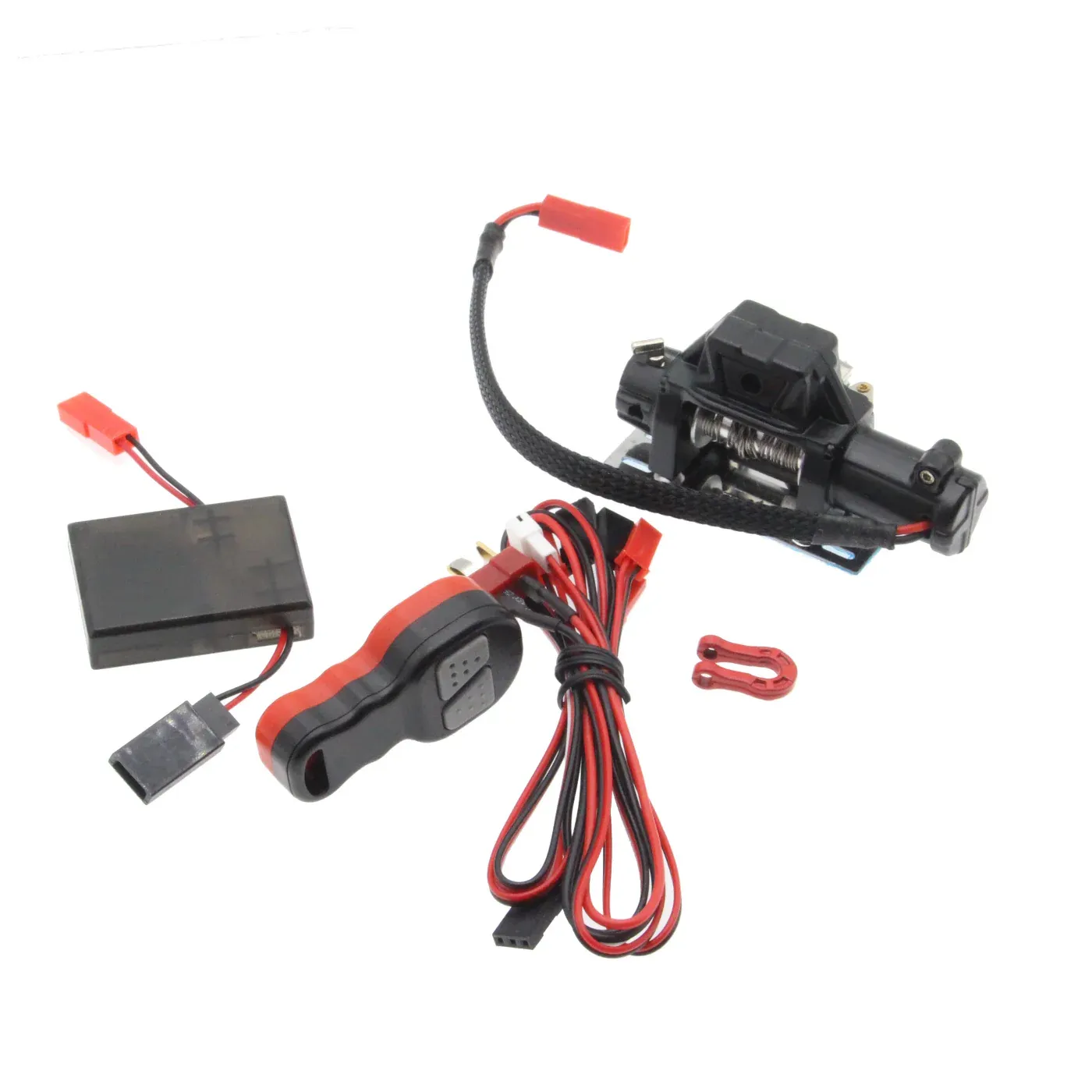 Electric Winch &amp; Remote Controller FOR 1:10 RC TRX4 Axial SCX10 II Redcat