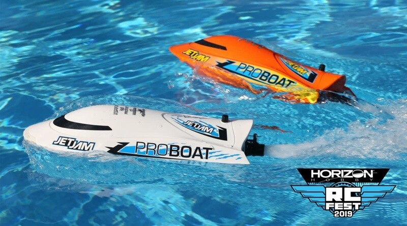 PRB08031V2T2 Pro Boat Jet Jam 12" Pool Racer Brushed RTR White