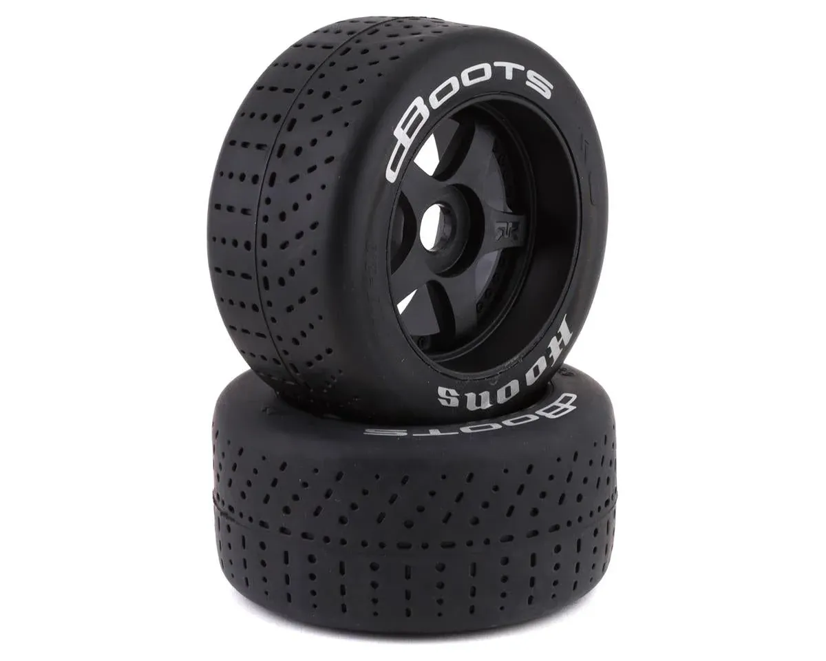 ARA550084 dBoots Hoons 53/107 2.9 Pre-Mounted Belted Tires, Silver, 17mm Hex, 5-Spoke (2)