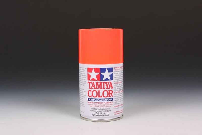 Tamiya PS-20 Fluorescent Red Lexan Spray Paint (100ml)