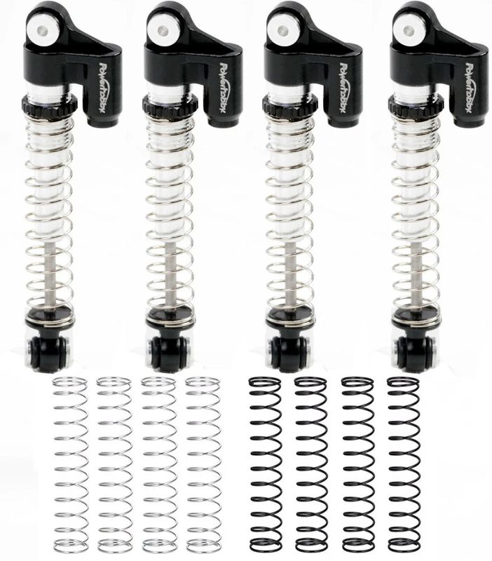 Powerhobby Axial SCX24 Aluminum Threaded Long Travel Shocks 48mm Micro
