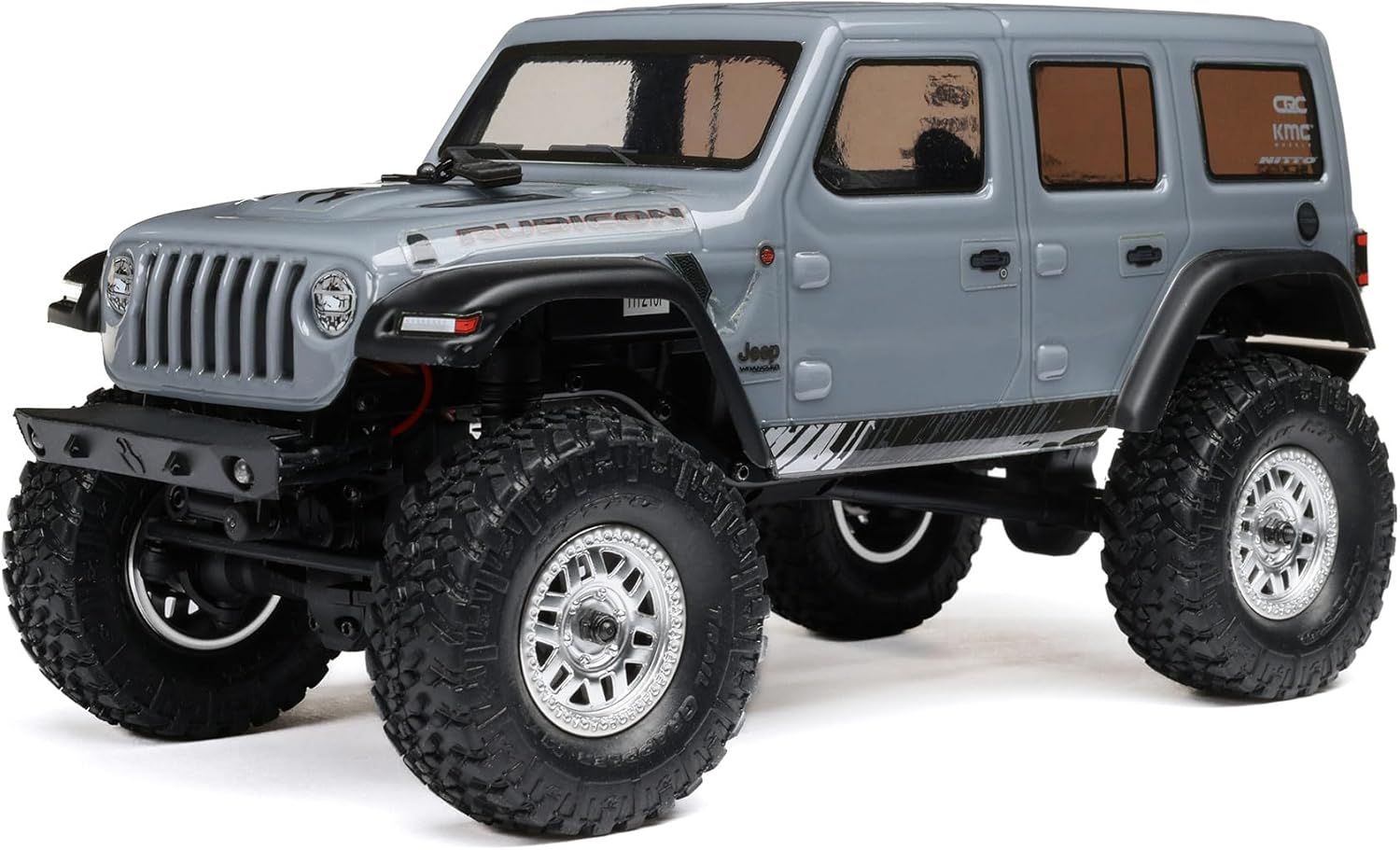 SCX24 2019 Jeep Wrangler JLU CRC, Gray: 1/24 4WD RTR