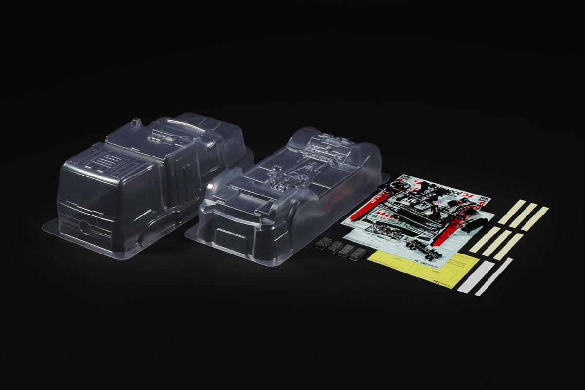 51650 Tamiya RC Body Set, Race Truck Actros Mercedes-Benz, MP4 Motorsport