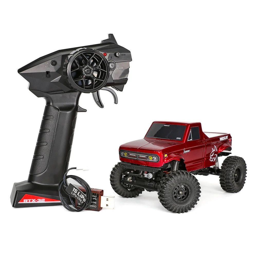 Redcat Ascent-32 - 1/32 Scale Brushed Electric Rock Crawler- RED