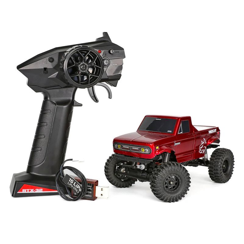 Redcat Ascent-32 - 1/32 Scale Brushed Electric Rock Crawler- RED