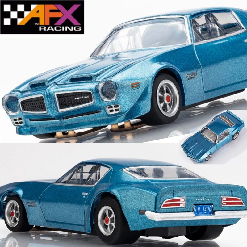 AFX 22123 1970 Pontiac Firebird Formula 400 Blue HO Slot Car MegaG+ AFX22123