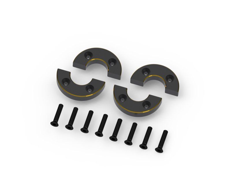 HPI Racing Steering Block Weight Set (Brass / 4pcs), for Venture18