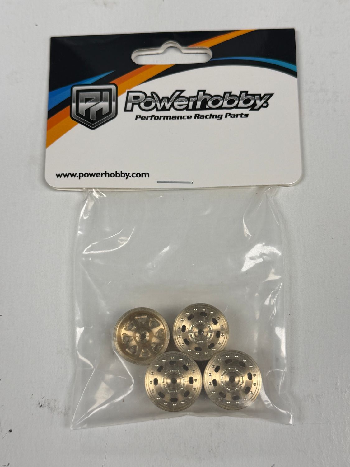 Powerhobby Brass Wheels 8-Slot (4) Axial SCX30