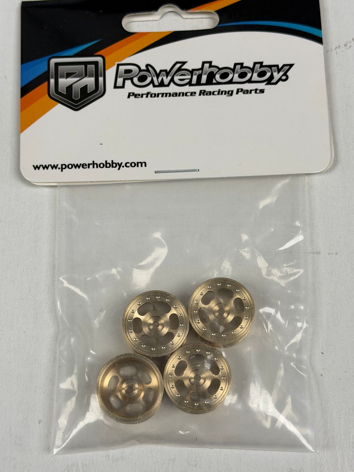 Powerhobby Brass Wheels 6-Slot(4) Axial SCX30