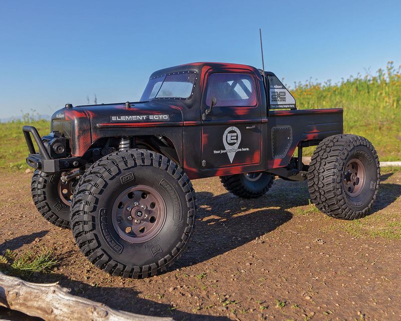 ASC40122 Element RC Enduro Ecto Trail Truck 4x4 RTR 1/10 Rock Crawler (Scratch &amp; Weather) w/2.4GHz Radio