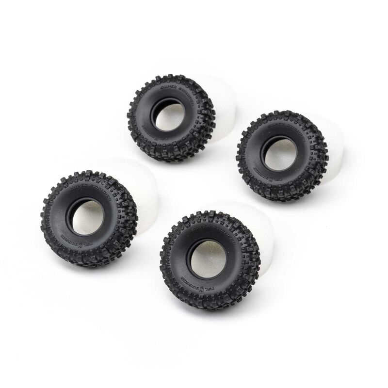 AXI-3329	 Tires &amp; Foam (4), Bogger: SCX30