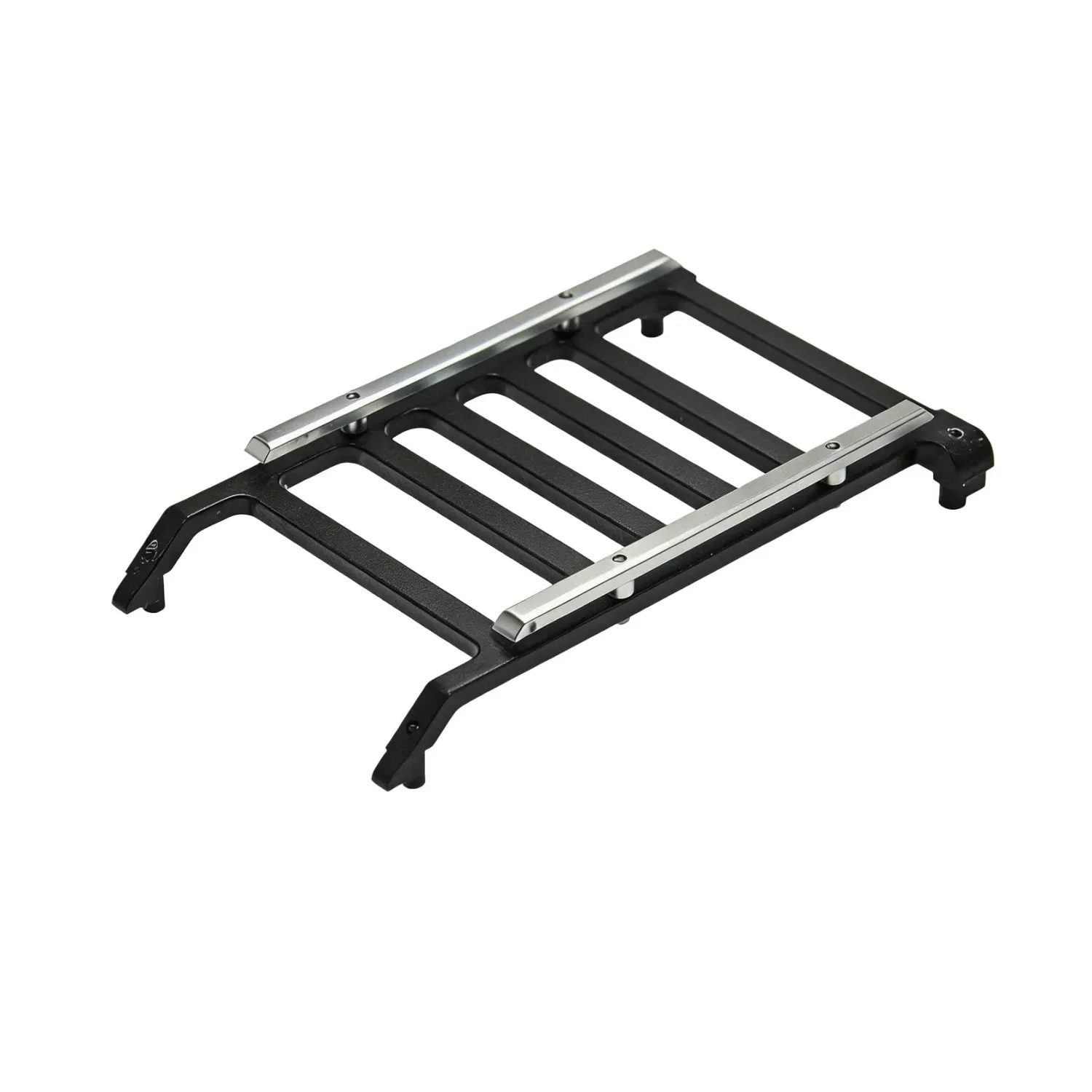 PHB7589Black Powerhobby Axial SCX30 Aluminum Roof Luggage Rack Black - Bronco
